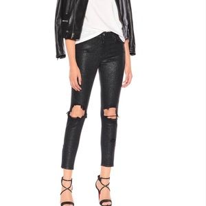 Amiri
Women's Black Glitter Thrasher Jeans